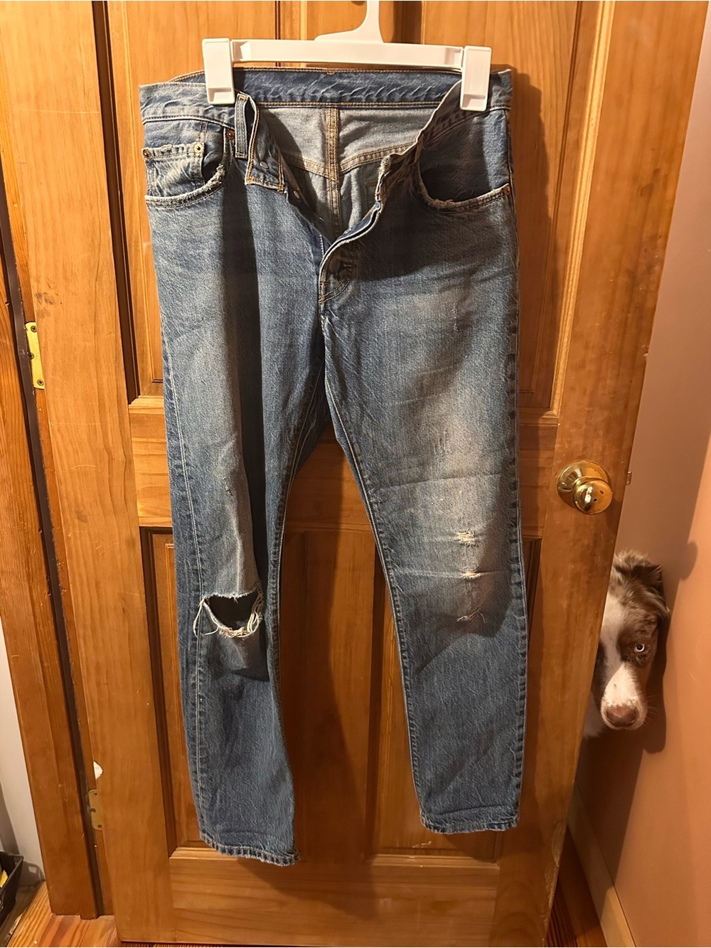 Levi’s Blue Distressed Jeans